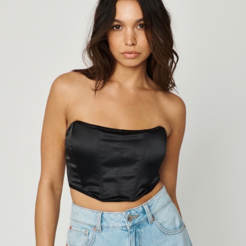 Garage satin corset top 🪩 - Picture 1 of 6